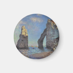 Claude Monet Cliffs at Etretat Impressionist Paint Magnet