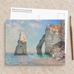 Claude Monet - Cliffs at Etretat Postcard