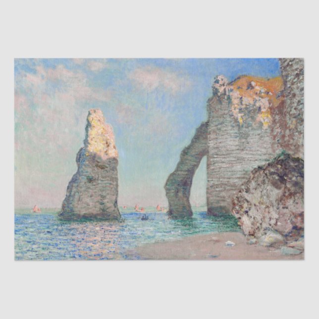 Claude Monet - Cliffs at Etretat Tissue Paper (Front)