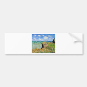 Claude Monet Clifftop Walk Bumper Sticker
