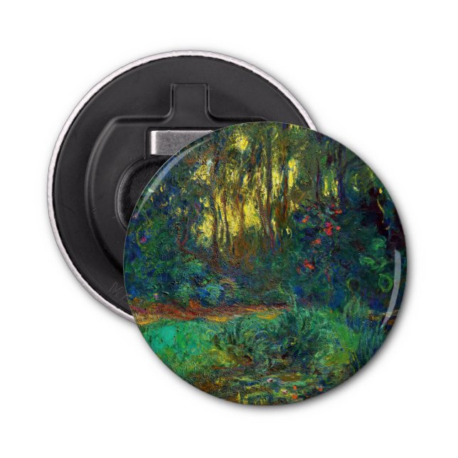 Claude Monet - Corner of a Pond with Waterlilies Bottle Opener (Front)