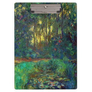 Claude Monet - Corner of a Pond with Waterlilies Clipboard