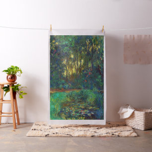 Claude Monet - Corner of a Pond with Waterlilies Fabric