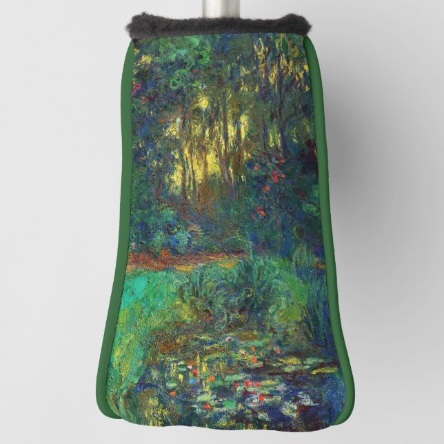 Claude Monet - Corner of a Pond with Waterlilies Golf Head Cover (Rotate 90)