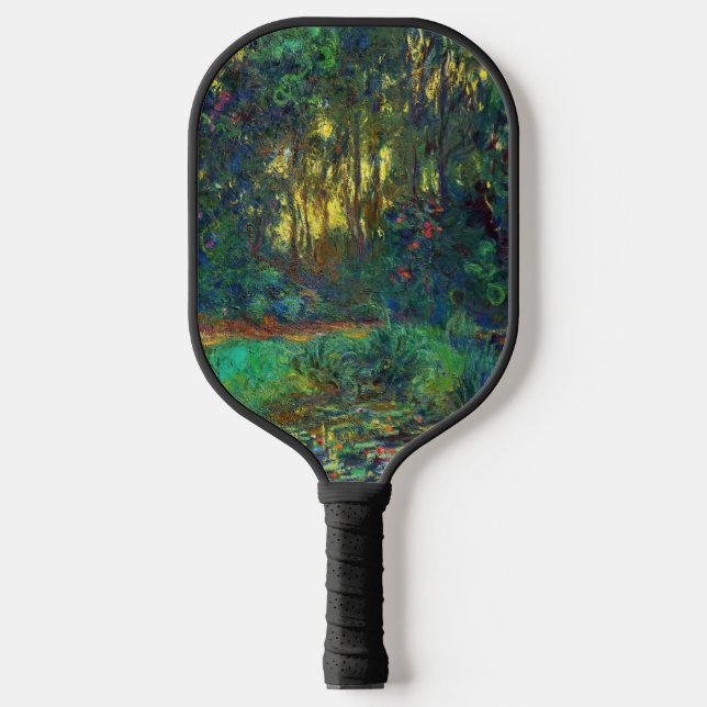 Claude Monet - Corner of a Pond with Waterlilies Pickleball Paddle (Front)