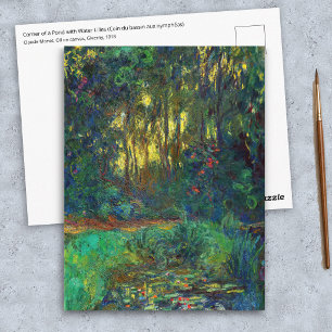 Claude Monet - Corner of a Pond with Waterlilies Postcard