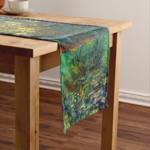 Claude Monet - Corner of a Pond with Waterlilies Short Table Runner