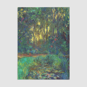 Claude Monet - Corner of a Pond with Waterlilies Tissue Paper