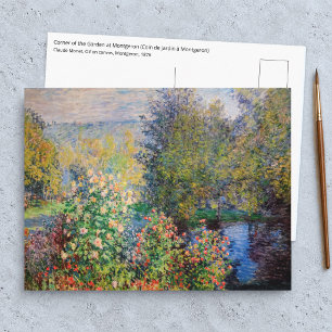 Claude Monet - Corner of the Garden at Montgeron Postcard