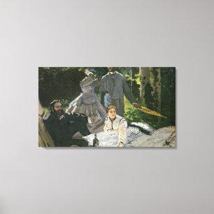 Claude Monet   Dejeuner sur l'Herbe, Chailly Canvas Print