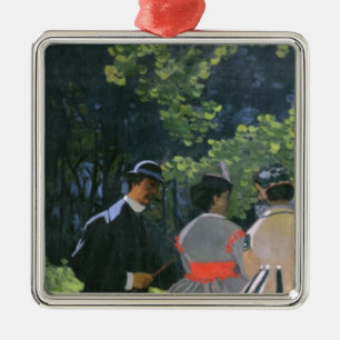 Claude Monet Dejeuner sur l'Herbe, Chailly Metal Tree Decoration