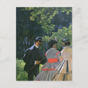 Claude Monet   Dejeuner sur l'Herbe, Chailly Postcard