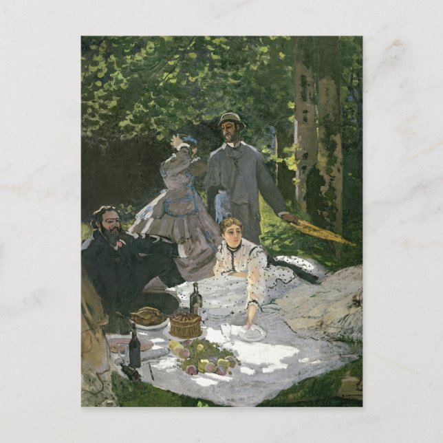 Claude Monet | Dejeuner sur l'Herbe, Chailly Postcard (Front)