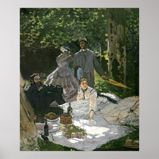 Claude Monet | Dejeuner sur l'Herbe, Chailly Poster (Front)