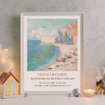 Claude Monet Étretat Etretat Beach Art Exhibition Poster<br><div class="desc">Claude Monet Étretat Etretat Beach and the Falaise d’Amont Art Exhibition</div>