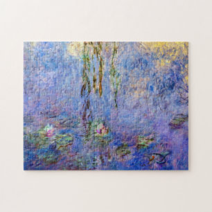 Claude Monet famous artwork Water Lilies Jigsaw Puzzle