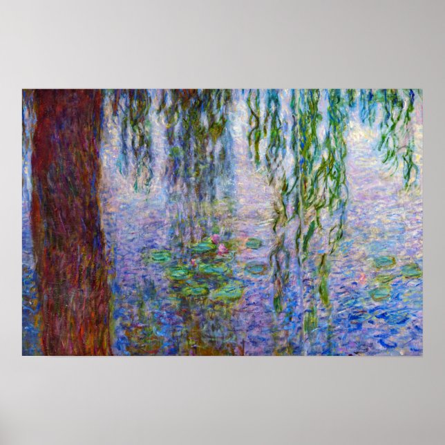 Claude Monet famous artwork Water Lilies Poster (Front)