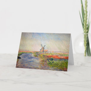 Claude Monet - Field of Tulips in Holland Card