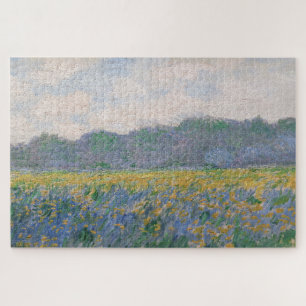 Claude Monet - Field of Yellow Irises at Giverny Jigsaw Puzzle