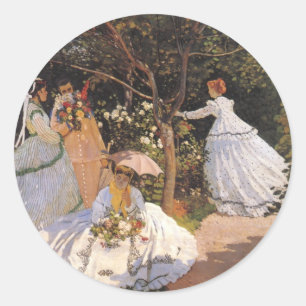 Claude Monet Fine Art Stickers