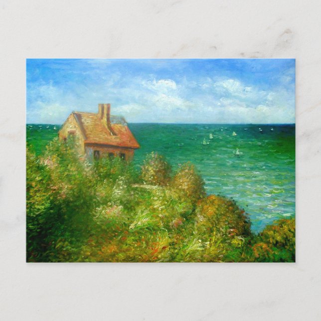 Claude Monet: Fishermans Cottage At Varengeville Postcard (Front)