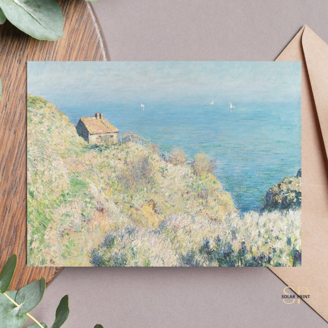 Claude Monet Fisherman's House Painting Art Print Postcard (Creator Uploaded)