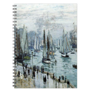 Claude Monet Fishing Boats Leaving the Harbor  Notebook