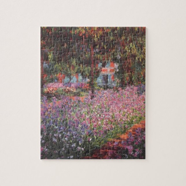 Claude Monet // Garden at Giverny Jigsaw Puzzle (Vertical)