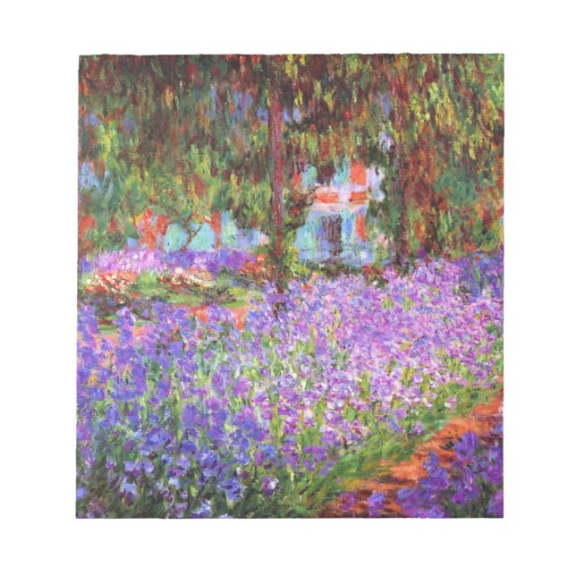 Claude Monet Garden at Giverny Notepad (Front)