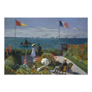 Claude Monet - Garden at Sainte-Adresse Photo Print