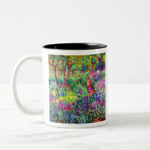 Claude Monet Garden in Giverny Two-Tone Coffee Mug