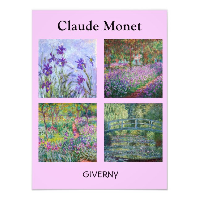 Claude Monet - Giverny Masterpieces Selection Photo Print (Front)