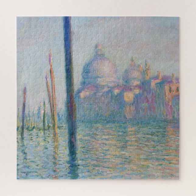 Claude Monet Grand Canal Venice Italy Travel Jigsaw Puzzle (Vertical)