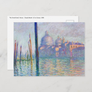 Claude Monet - Grand Canal, Venice Postcard