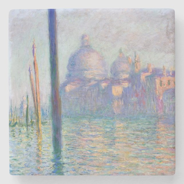 Claude Monet - Grand Canal, Venice Stone Coaster (Front)