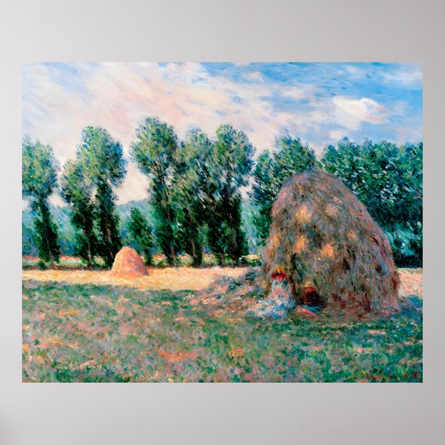 Claude Monet, Haystacks, 1890 Poster (Front)