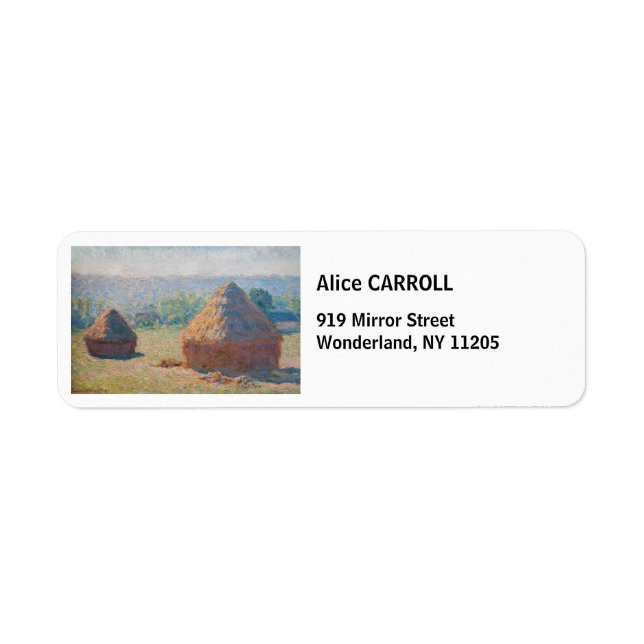 Claude Monet - Haystacks, end of Summer (Front)