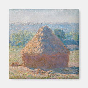 Claude Monet - Haystacks, end of Summer Magnet