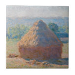 Claude Monet - Haystacks, end of Summer Tile<br><div class="desc">Haystacks,  end of Summer / Meules,  fin de l'ete - Claude Monet,  Oil on Canvas,  1891</div>