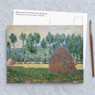 Claude Monet - Haystacks near Giverny Postcard