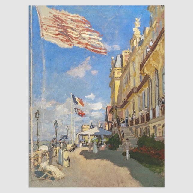 Claude Monet - Hotel des Roches Noires, Trouville Tissue Paper (Creator Uploaded)