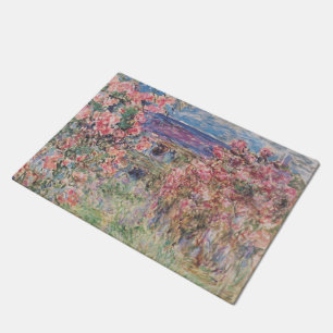 Claude Monet - House Among the Roses - 1919 Doormat