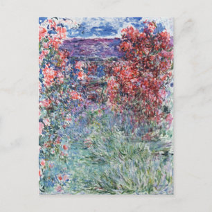 Claude Monet House at Giverny under the Roses Postcard