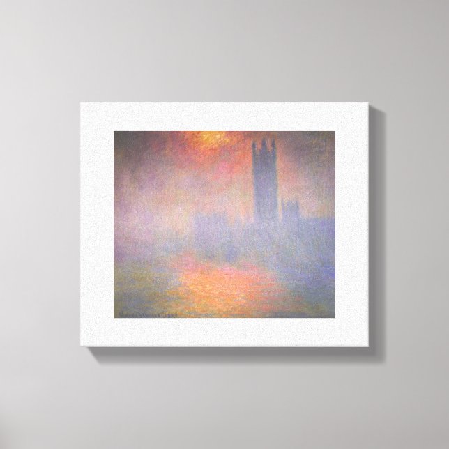 Claude Monet – Houses of Parliament London – 1904 Canvas Print (Front)