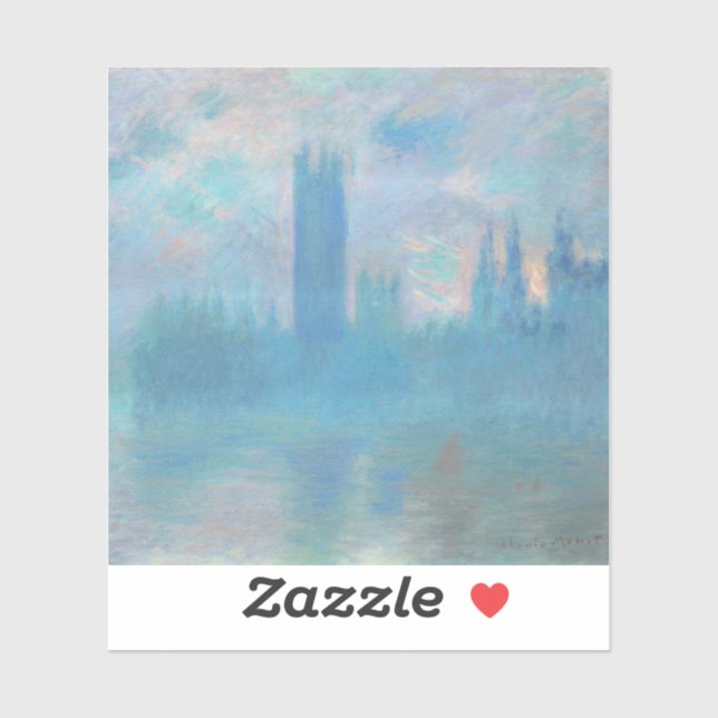 Claude Monet Houses of Parliament London. Blue (Sheet)