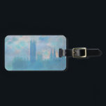 Claude Monet. Houses of Parliament London. Blue Luggage Tag<br><div class="desc">Claude Monet "Houses of Parliament,  London" luggage tag.</div>