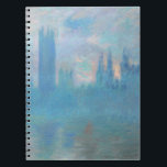 Claude Monet. Houses of Parliament London. Blue Notebook<br><div class="desc">Claude Monet "Houses of Parliament,  London" notebook.</div>