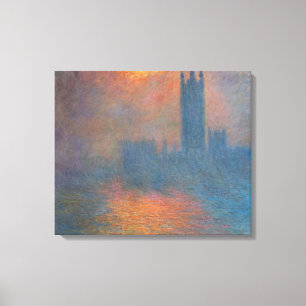 Claude Monet - Houses of Parliament London Canvas Print
