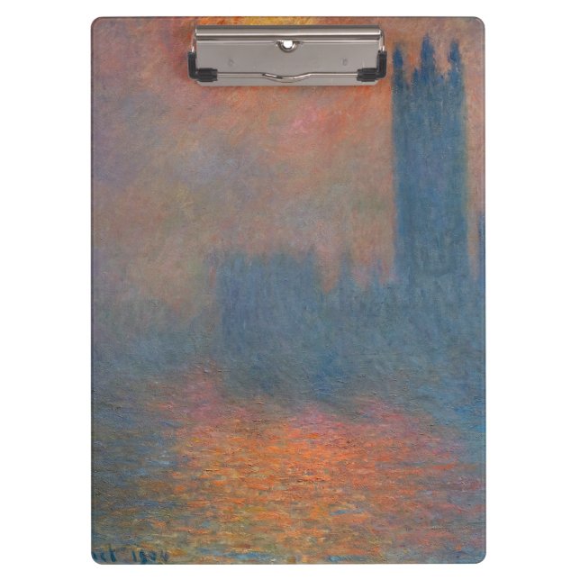 Claude Monet - Houses of Parliament London Clipboard (Front)