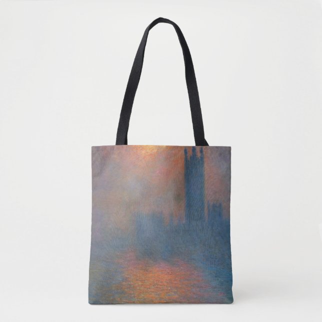 Claude Monet - Houses of Parliament London Tote Bag (Front)